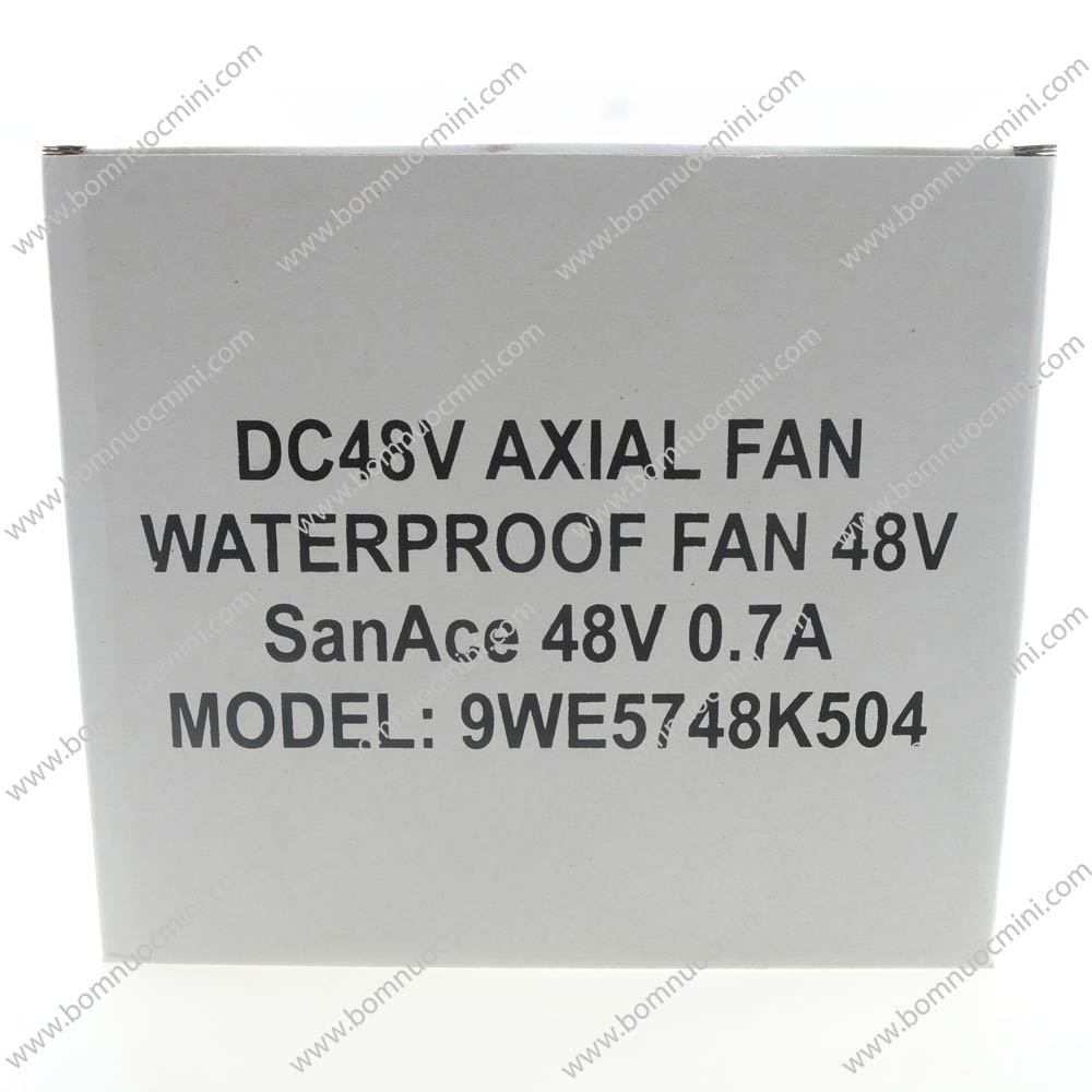 Quạt Chống Nước 48V 150x170x50mm  | Quạt Hơi Nước 48V | Quạt Phun Sương 48V | Quạt Tản Nhiệt 48V