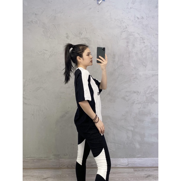 Quần legging Adidas xanh lá