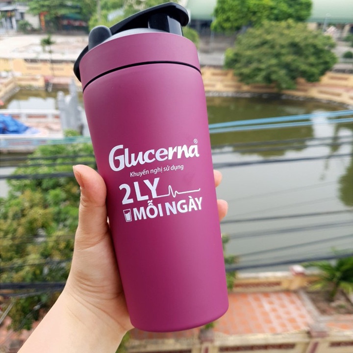 Bình Lắc Giữ Nhiệt Luminarc Cao Cấp ( Quà Tặng Sữa Glucerna )