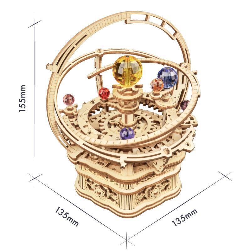 Mô Hình Gỗ 3D Lắp Ráp ROBOTIME Hộp Nhạc Dải Ngân Hà Starry Night Music Box AMK51