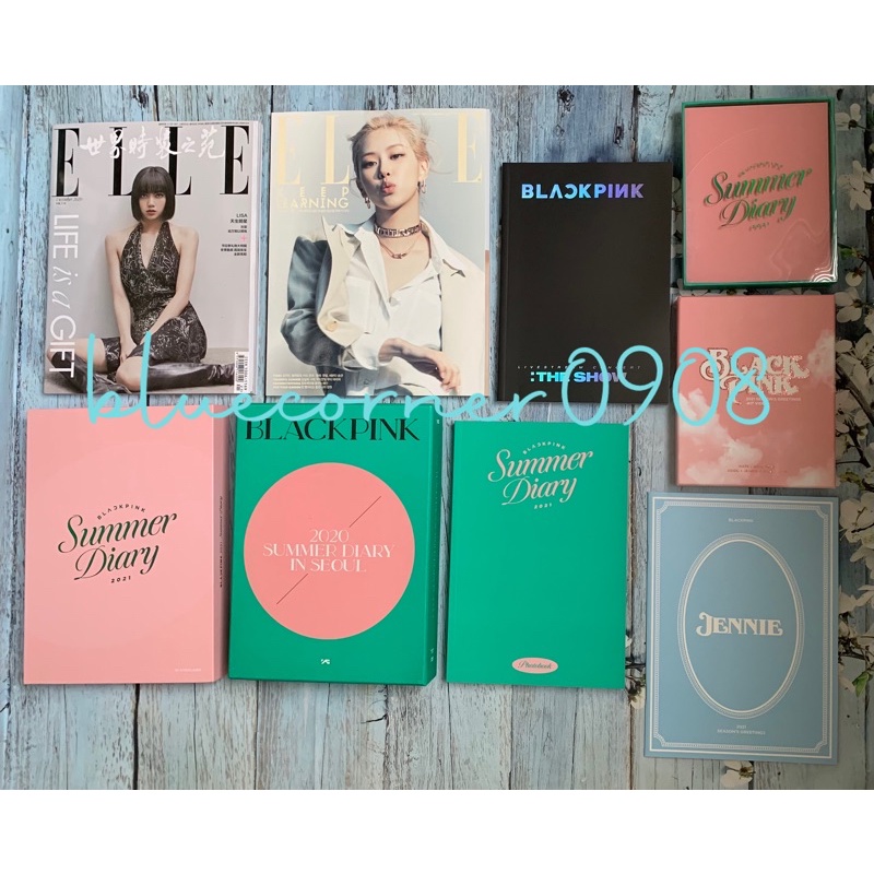 (có sẵn,giá rẻ,mới) ảnh to dairy memo lịch blackpink welcoming collection 2020