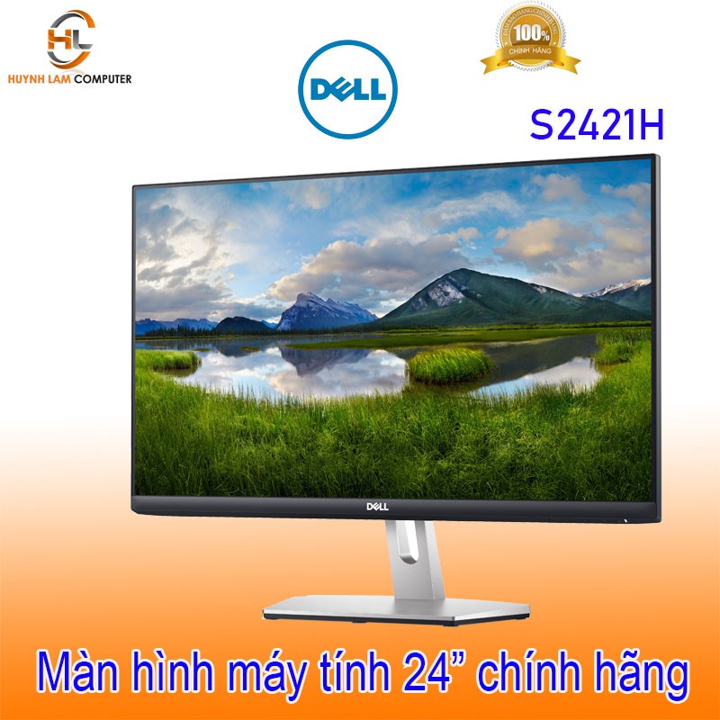 Màn hình máy tính 24inch Dell S2421H FullHD 1900*1080p 75Hz có loa 5ms IPS - Hãng phân phối