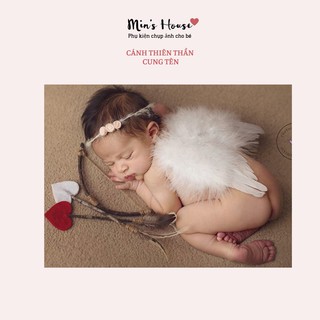 [ Phụ Kiện Chụp Ảnh Cho Bé ]  - Cánh Thiên Thần Cung Tên Chụp Ảnh Sơ Sinh