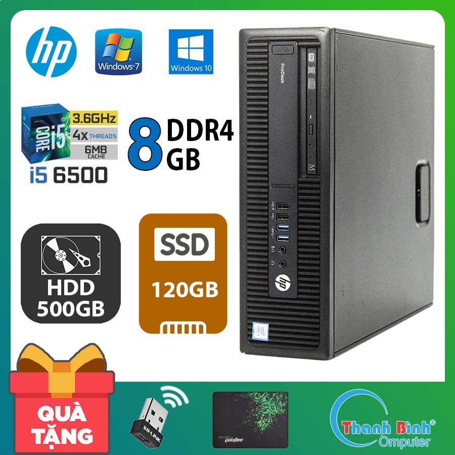 Máy Tính Đồng Bộ 💟ThanhBinhPC💟 Máy Tính Văn Phòng - HP ProDesk 600G2 ( Core I5 6500/ 8GB/ 120G/ 500G ) - Bảo Hành 12T. | BigBuy360 - bigbuy360.vn