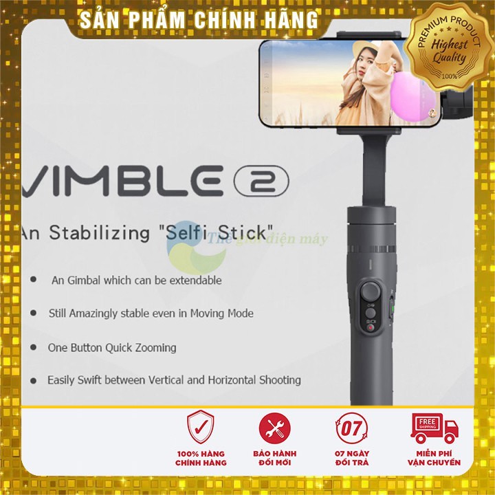 [Sale]  Tay cầm chống rung gimbal Feiyu Vimble 2s chống rung điện thoại, camera hành tr