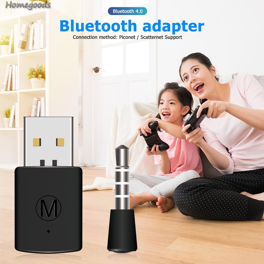 Usb Thu Phát Tín Hiệu Bluetooth 4.0 + Edr Đầu Cắm 3.5mm Cho Tai Nghe Sony Ps4