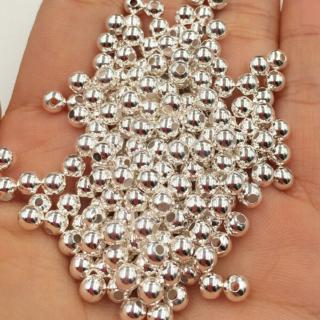Set 100 Hạt Tròn 3mm Làm Trang Sức Thủ Công