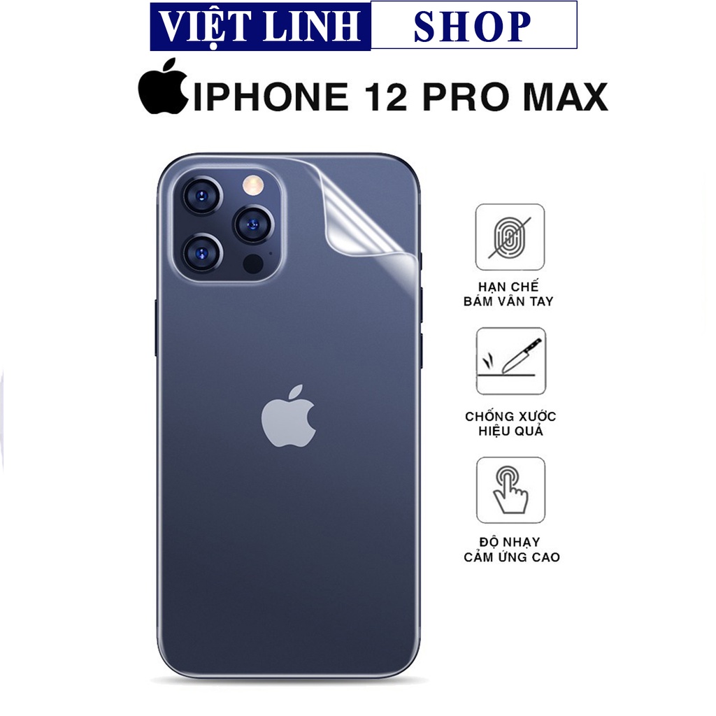 DÁN LƯNG PPF IPHONE  full màn lưng và viền Ip 6G - XSMAX /