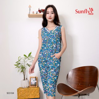Bộ lanh mặc nhà Sunfly SE3104