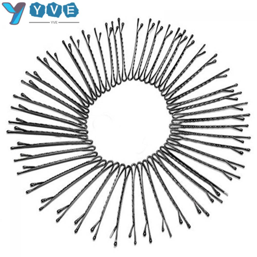 Bộ 60 Cái Kẹp Tóc Kim Loại Màu Đen Tiện Dụng