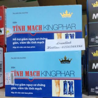 Viên tĩnh mạch Kingphar - giảm nguy cơ suy giãn, viêm tắc tĩnh mạch
