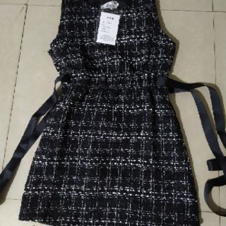 ORDER || Váy Ba Lỗ Dạ Tweed Eo Buộc Dây || Ảnh thật