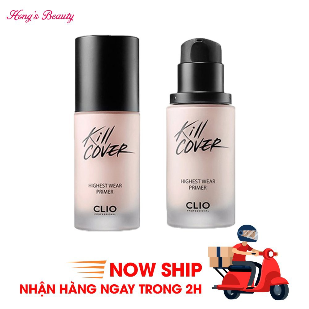 Kem lót Clio Kill Cover Highest Wear Primer nâng tone, bảo vệ da - HONGS BEAUTY