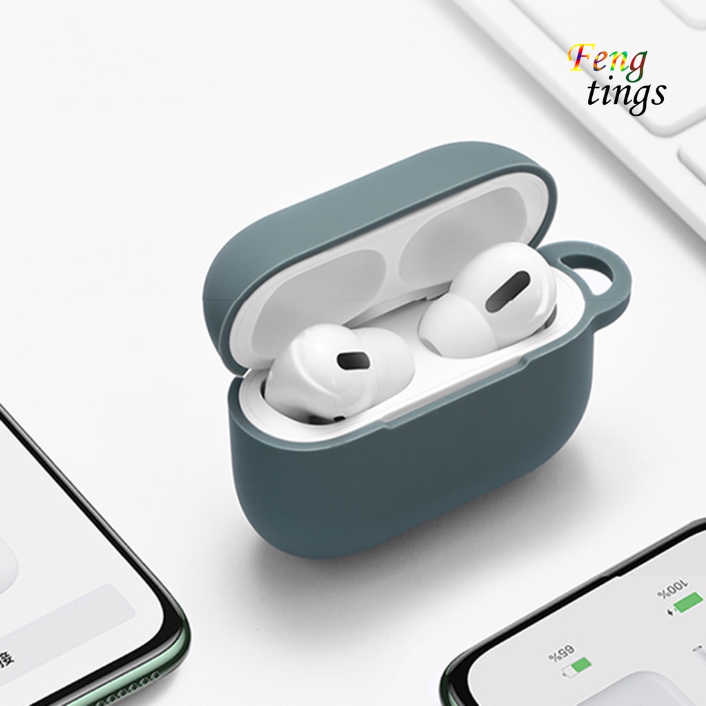 Vỏ bảo vệ hộp sạc tai nghe bluetooth bằng silicon thích hợp cho Airpods Pro