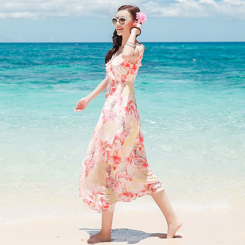 Đầm Voan Thời Trang Xinh Xắn Thanh Lịch Cho Nữ Thái Lan | BigBuy360 - bigbuy360.vn