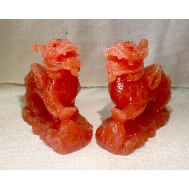 Cặp tì hưu phong thủy, chiêu tài lộc cao 12cm