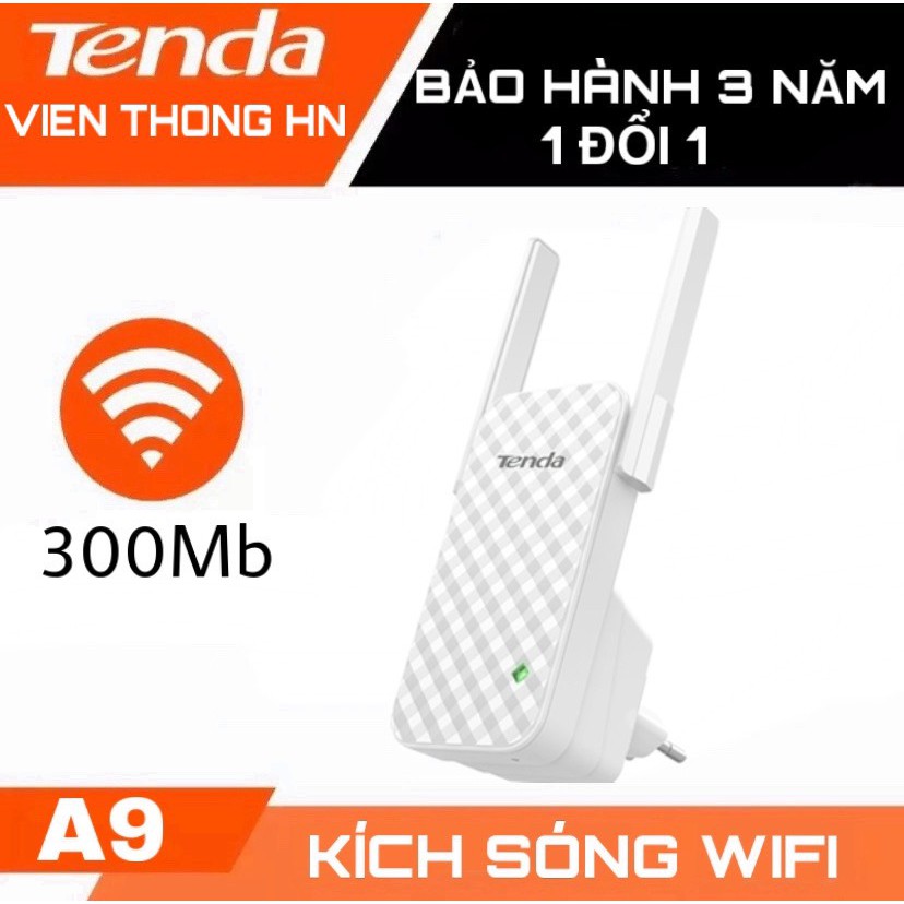 [Mã ELFLASH5 giảm 20K đơn 50K] Tenda A9 Thiết Bị Kích Sóng Wifi, Tăng Sóng Wifi,Kích Wifi , Bộ Tiếp Nối Sóng Wi-Fi