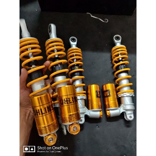 Phuộc Ohlins bình dầu dưới 32cm gắn AirBlade  Nouvo 5 6 pcx nvx shark PS Dylan