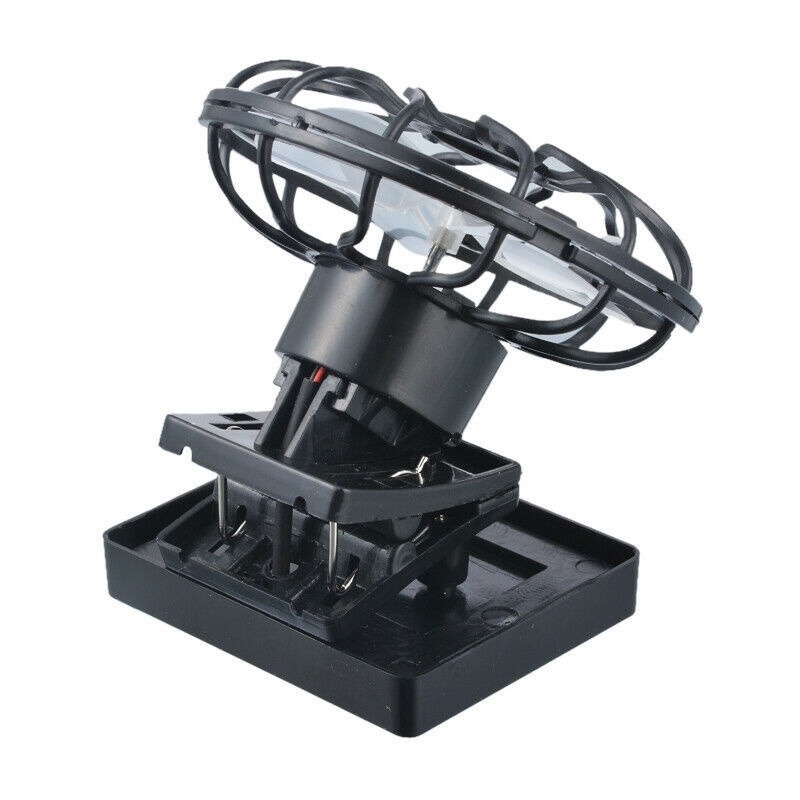 Quạt Làm Mát Mini Sử Dụng Năng Lượng Mặt Trời Thiết Kế Kẹp Mũ Tiện Dụng Khi Đi Cắm Trại