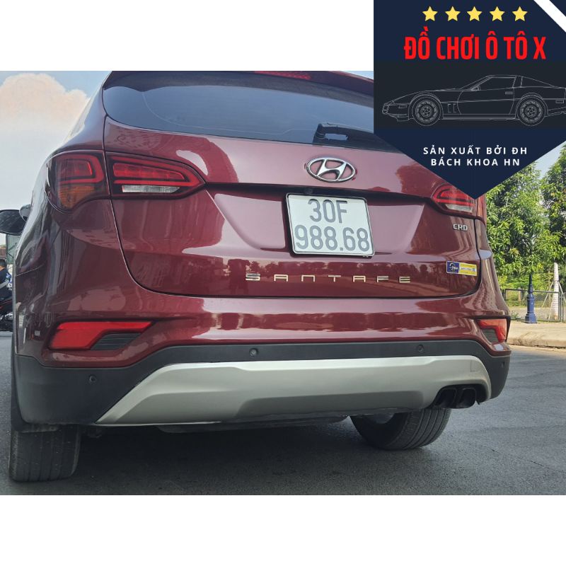 Chữ SANTAFE đuôi xe