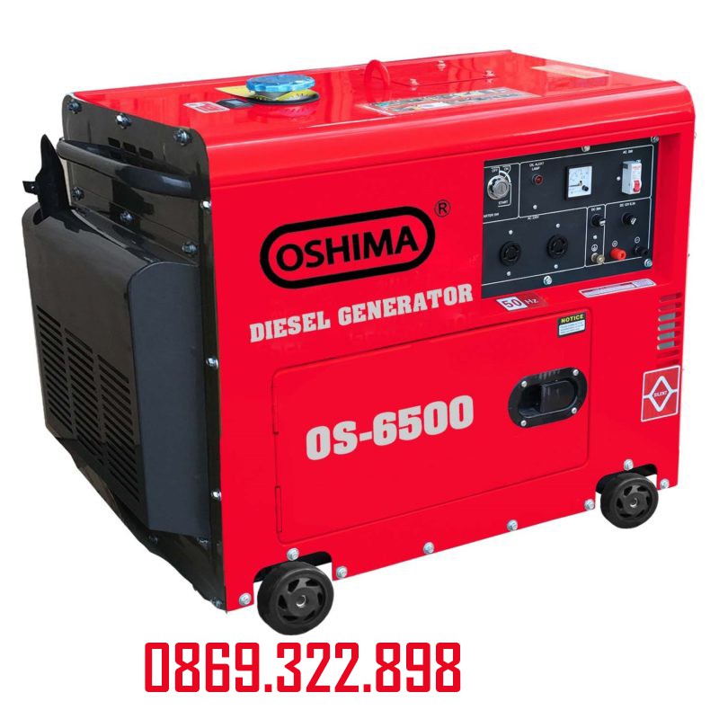 Máy Phát Điện Chạy Dầu 5KW Oshima OS 6500