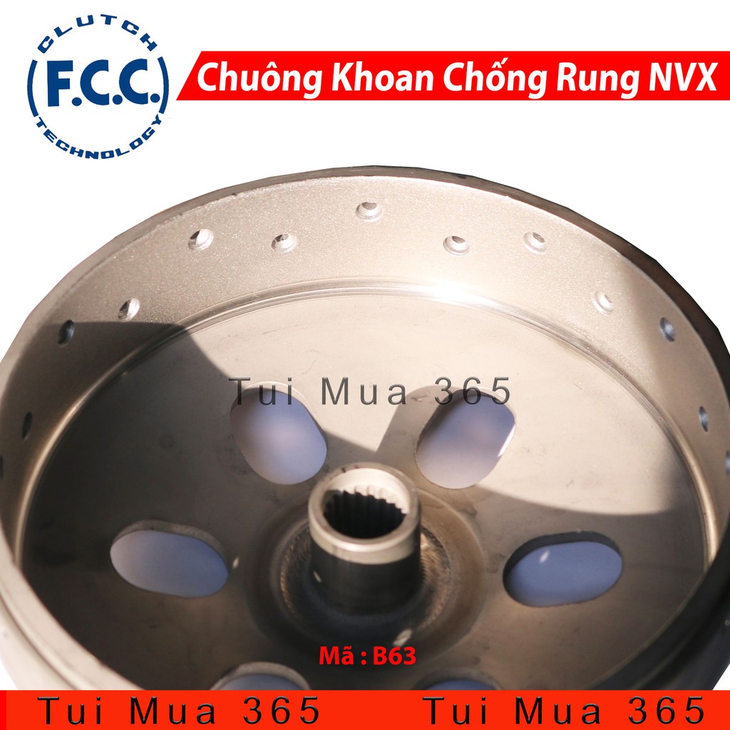 Chuông FCC Khoan Độ cho xe Yamaha NVX Chống Rung Đầu, Tăng Tốc Mượt