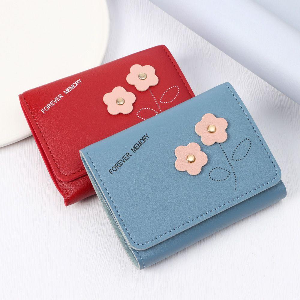 Ví Ngắn Đựng Tiền Xu Màu Cầu Vồng Thời Trang Giá Đỡ