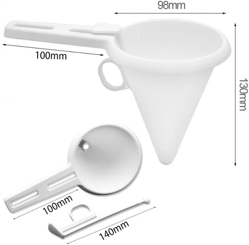 JOSMOMO Phễu làm lạnh kem Phễu cầm tay Tách bánh Máy rút sô cô la Phụ kiện làm bánh
