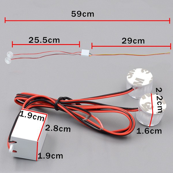 Đèn Led Siêu Sáng 12V-85V Dành Cho Xe Mô Tô