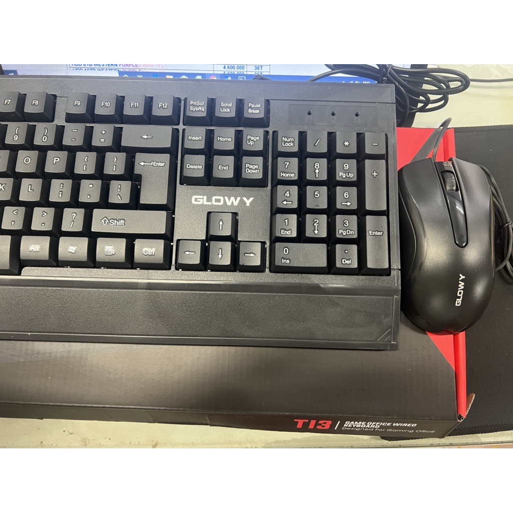 Combo Phím Chuột Gloway Có Dây, Chính Hãng 100%, Bảo Hành 12 Tháng , 1 Đổi 1