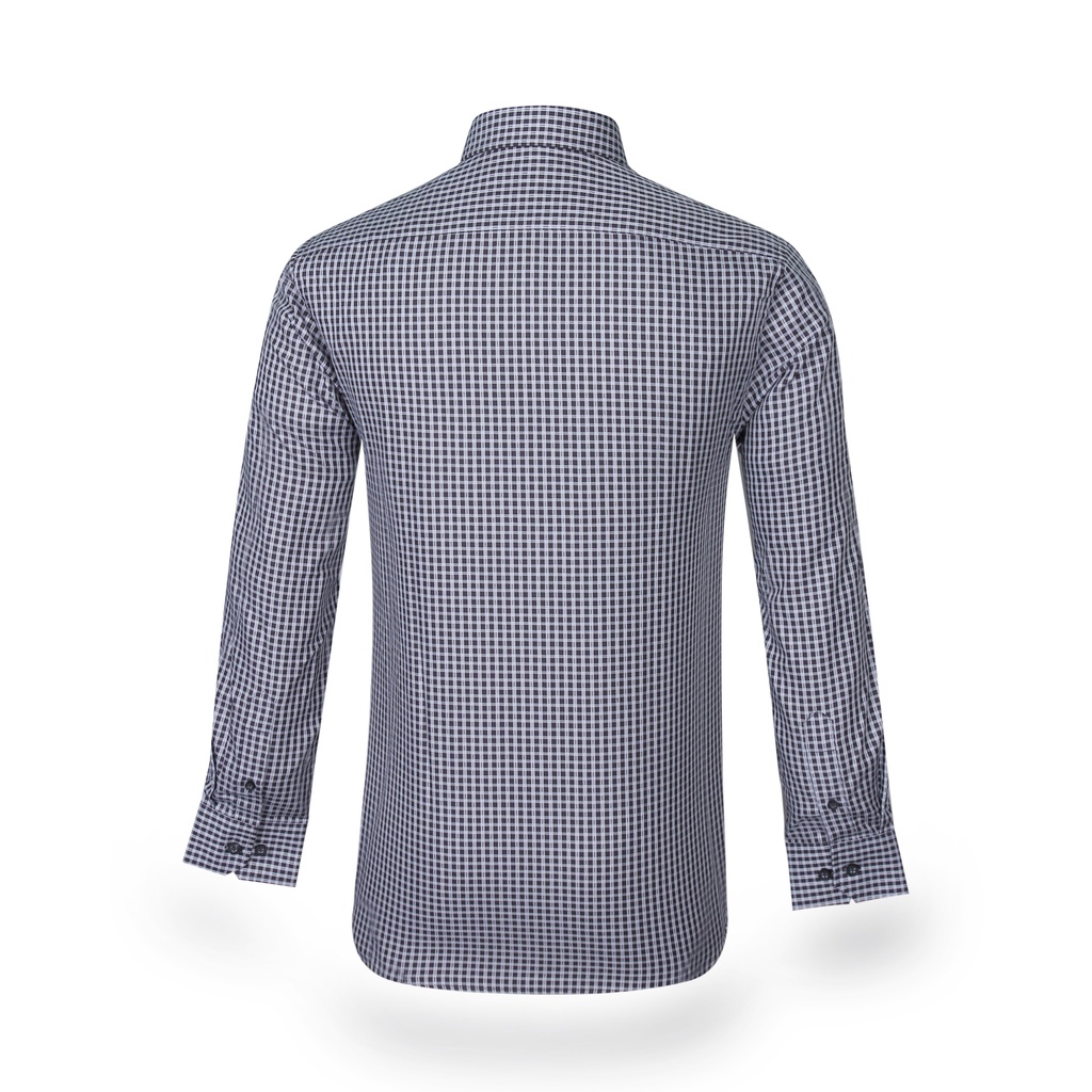 Áo sơ mi nam Khatoco dài tay kẻ caro mã A1MD360T1-CNCR038-2003-D | BigBuy360 - bigbuy360.vn