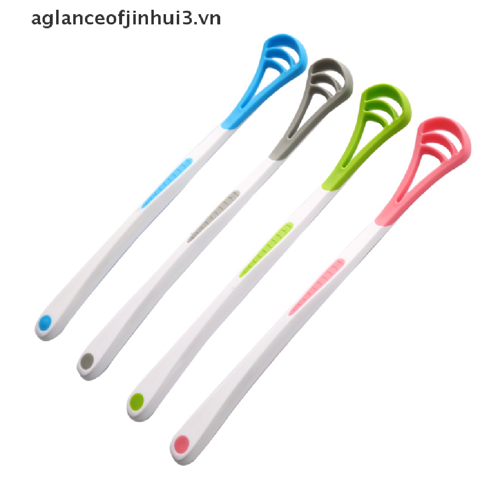 * * Afhvn * * Dụng Cụ Nạo Lưỡi Cầm Tay Giữ Tươi Mát Đánh Răng.