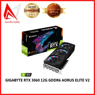 Mua Vga card màn hình Gigabyte RTX 3060 12G GDDR6 Aorus Elite V2 chính hãng