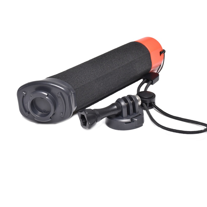 Puluz Phao Xốp Nổi Cầm Tay Màu Cam Cho GoPro Hero 10 9 8 7 6 5 4 3 +