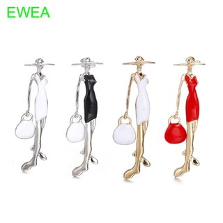 Trâm cài áo hình hoa tráng men sexy