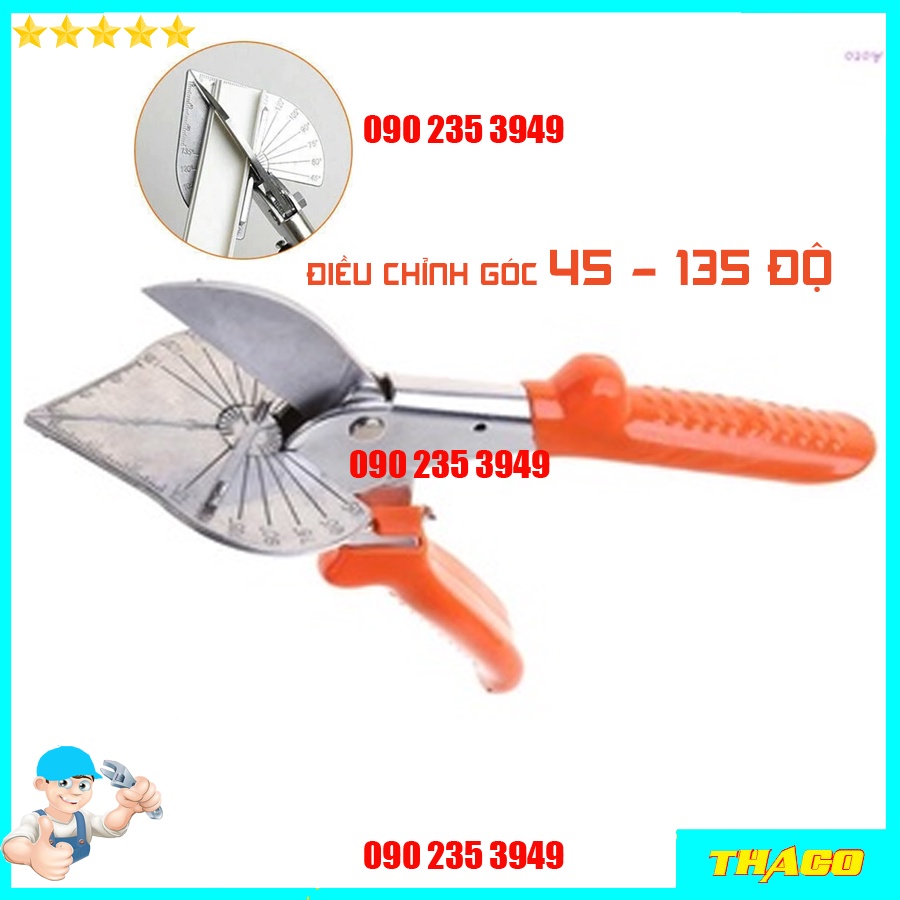 Kéo cắt góc đa năng PARON - Kìm cắt góc nẹp điện 45 đến 135 độ QE040