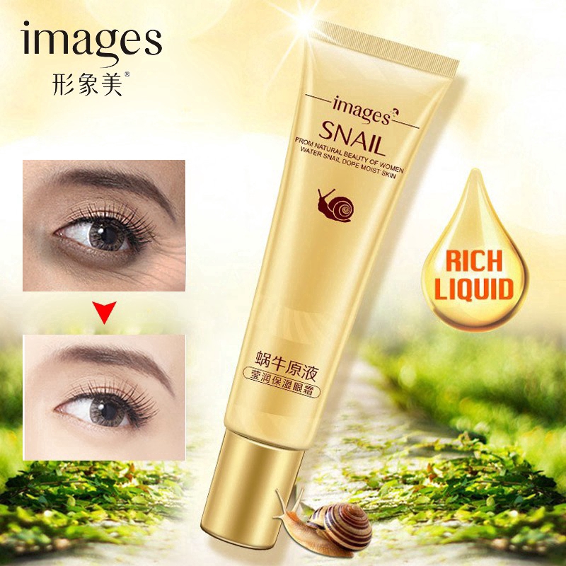 Kem IMAGES chiết xuất ốc sên và hyaluronic axit giúp loại bỏ quầng thâm và sưng quanh hốc mắt | BigBuy360 - bigbuy360.vn