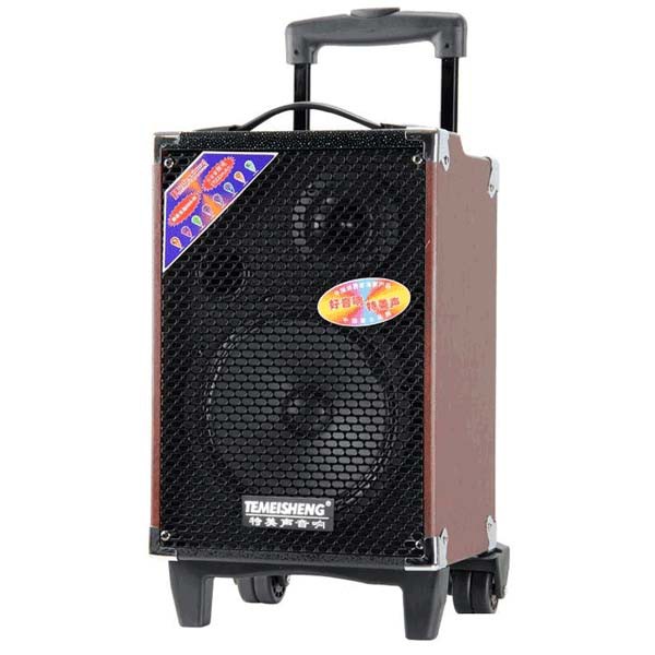 Loa bluetooth karaoke Temeisheng Q8S  xịn + 2 micro không dây