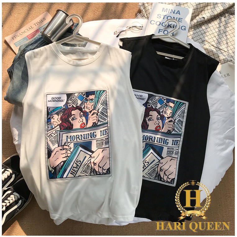 [FREESHIP ĐƠN TỪ 50K] Áo tanktop Morning cá tính HARI0620