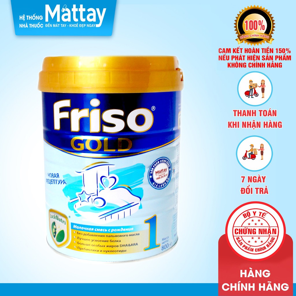 Sữa Friso Nga Số 1 - Lon 800gr - Nội Địa Nga.