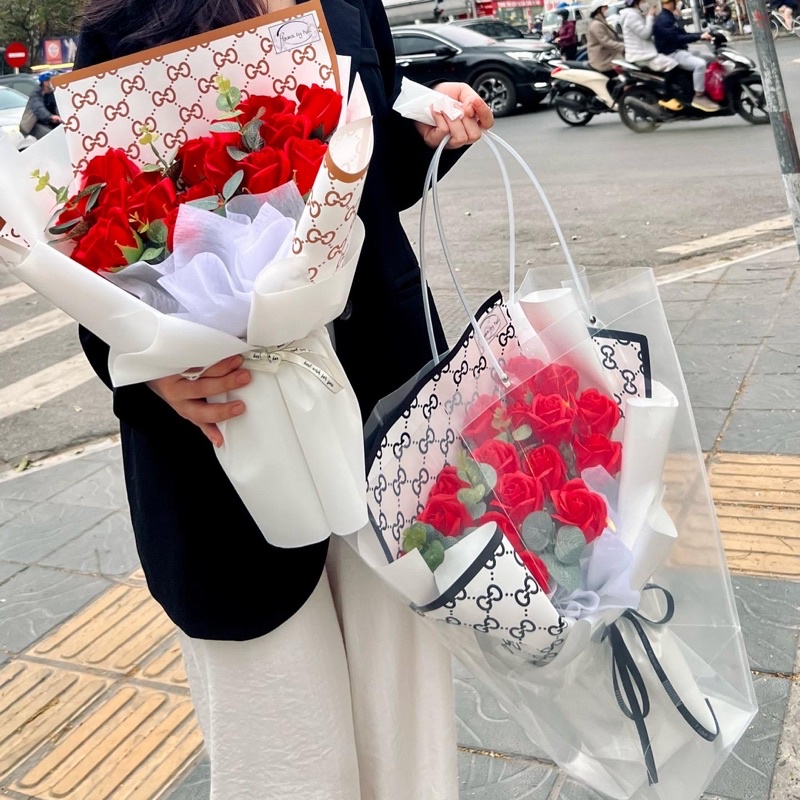Bó hoa sáp thơm Hàn Quốc