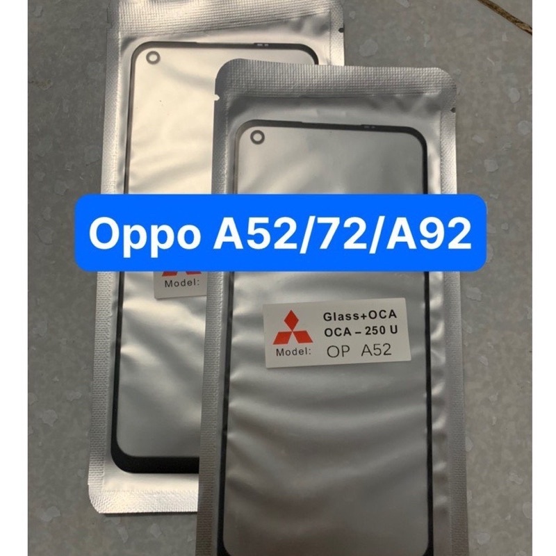 kính ép liền keo màn điện thoại oppo A52 / A72 / A92