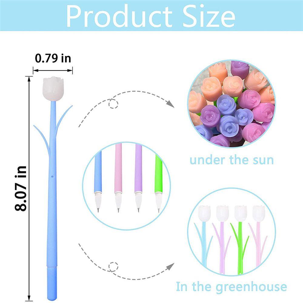 5 Cây Bút Bi Hình Hoa Hồng Thay Đổi Màu Sắc