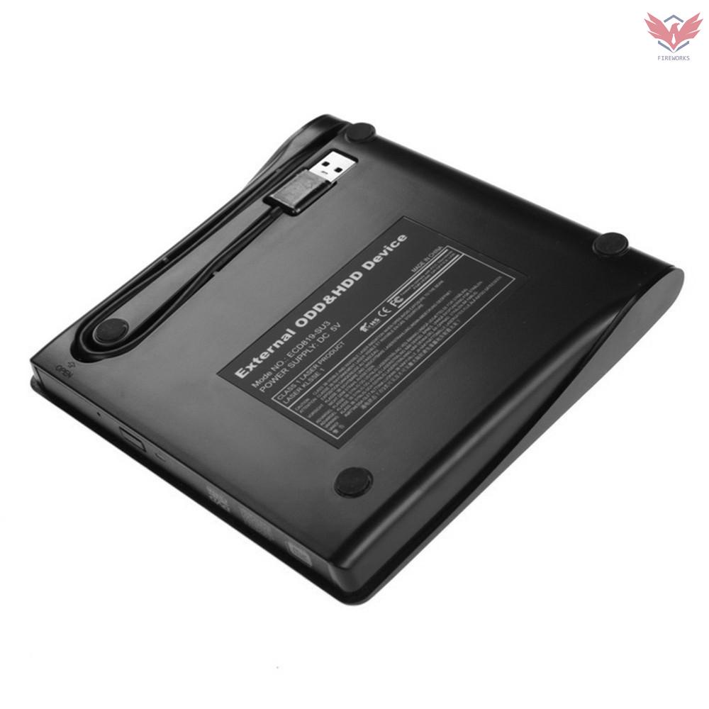 Hộp Đựng Ổ Cứng Ngoài Usb 3.0 Cho 12.7mm Sata Cd Dvd Bd-Rom Bd-Re Đen | BigBuy360 - bigbuy360.vn
