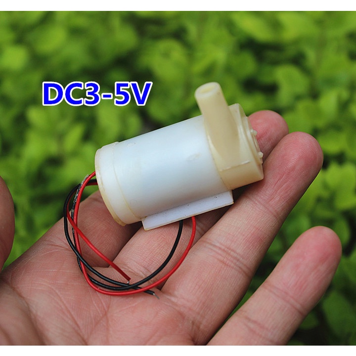 Máy bơm chìm siêu nhỏ DC 3V ~ 5V. Bơm Nước Hồ Cá Mini