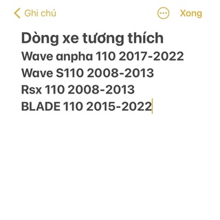 Lọc gió Wave Anfa 110cc 2017-2024, wave S110, blade 110