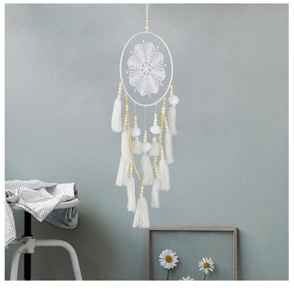 (Mẫu 21) Lưới Bắt Giấc Mơ Xinh Xắn, Dreamcatcher Trang Trí Phòng Ngủ, Cửa Hàng, Homestay Tuyệt Đẹp