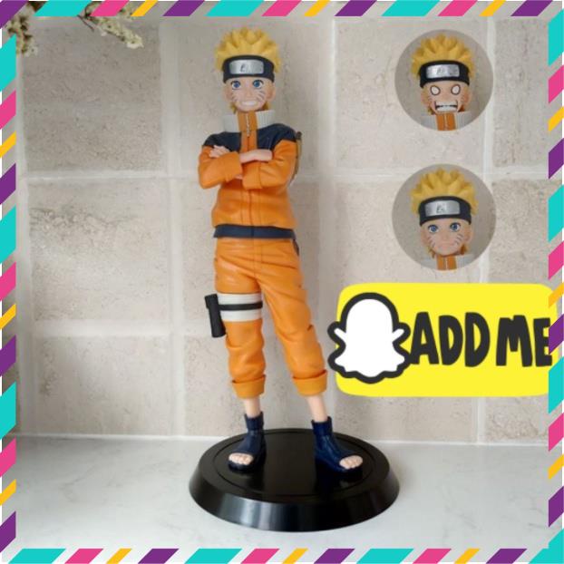 Mô Hình Naruto 3 Đầu, Hàng Cao Cấp - Cao 25cm - Tượng Firuge