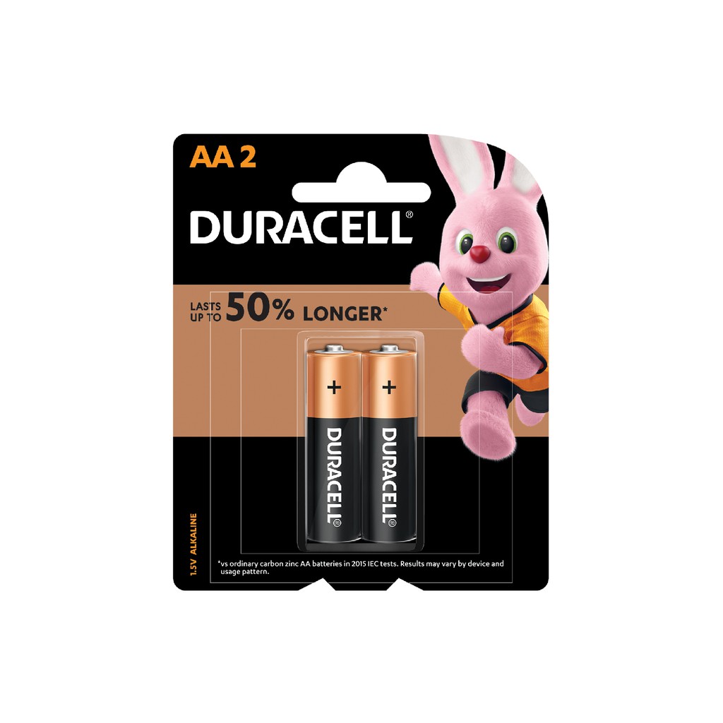 Pin Kiềm Duracell Coppertop AA vỉ 2 viên