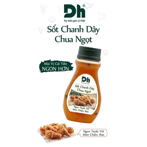 Sốt Chanh Dây Chua Ngọt - Thương hiệu DH Foods